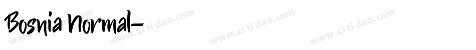 Bosnia Normal字体转换